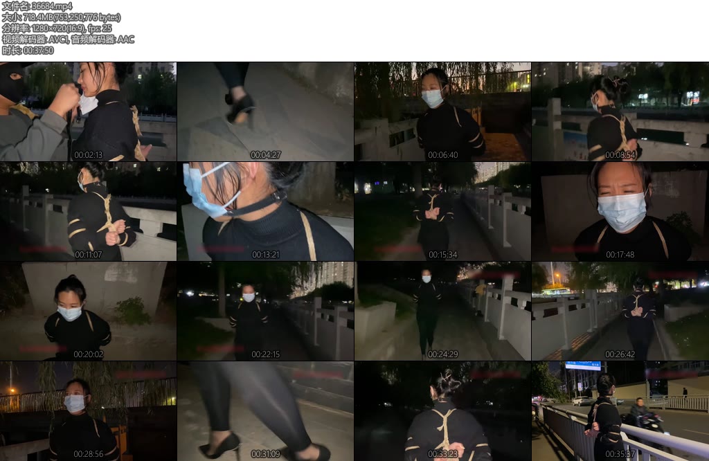 [龙飞原创] 刺激心惊胆战夜袭市区河边公园面对面陌生人插肩儿过-丝依依