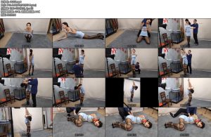 [随心原创] 诺米被抓获的诱人女贼极限直臂弯腰吊-丝依依