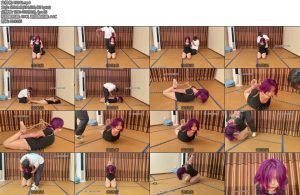 [山鬼原创] 雯雯超紧直臂驷马麻绳勒嘴-丝依依