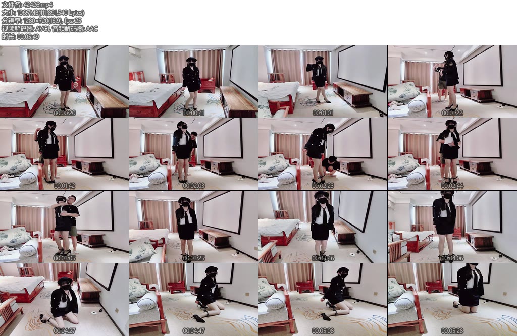 [济南缚仙] 面包小短片被俘的女搜查官可爱又迷人的兔子女搜查官被俘虏带上金属连体镣铐抚摸蹂躏-丝依依