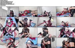 [惩戒学园] loli女战士2下HD横屏女战士双马尾连体黑丝百合调教女虐女野外放置羞耻开脚缚强制侍奉-丝依依