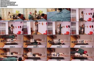 [金鹰绳艺] 嫂子穿着性感的衣服在看书等大哥回家小弟拍照威胁逼其玩刺激游戏-丝依依