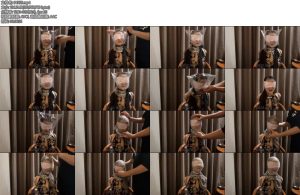 [旺仔原创] 丝袜套塑料袋窒息调教骚母狗-丝依依