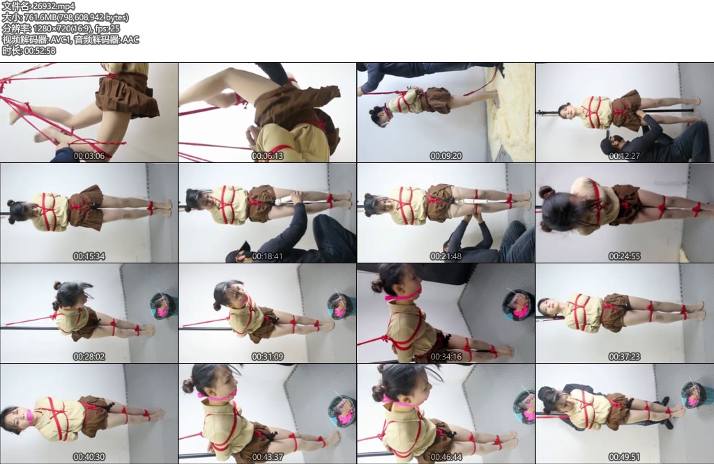 [魅影空间] 秀勒阴吊堪比三角木马的勒yin游戏时长近一小时小撸作品1吊鞭2钢管的升降支架勒住秀的yin部秀全身的重量集于一点-丝依依