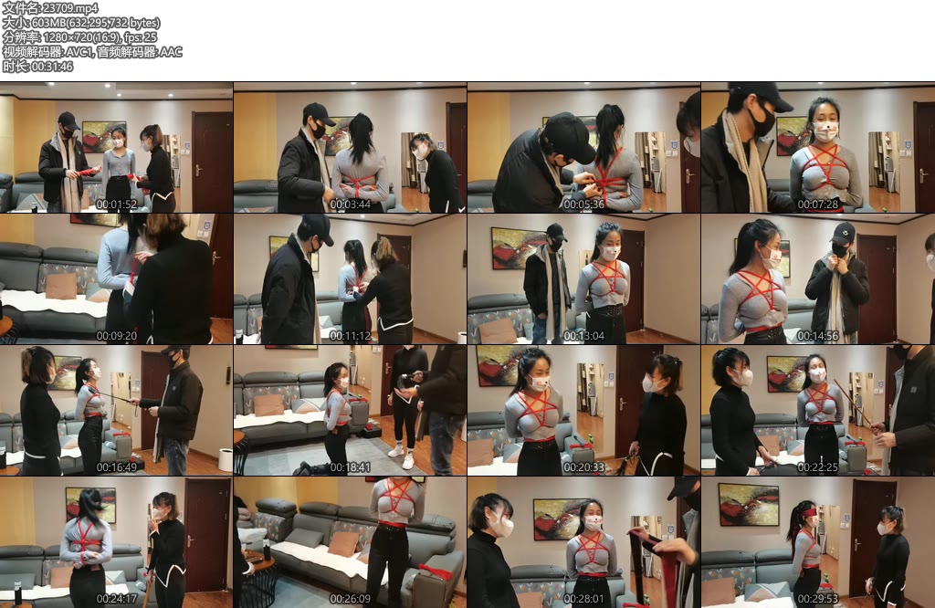 [一绳所爱] 佩琪现场学习捆绑和调教-丝依依