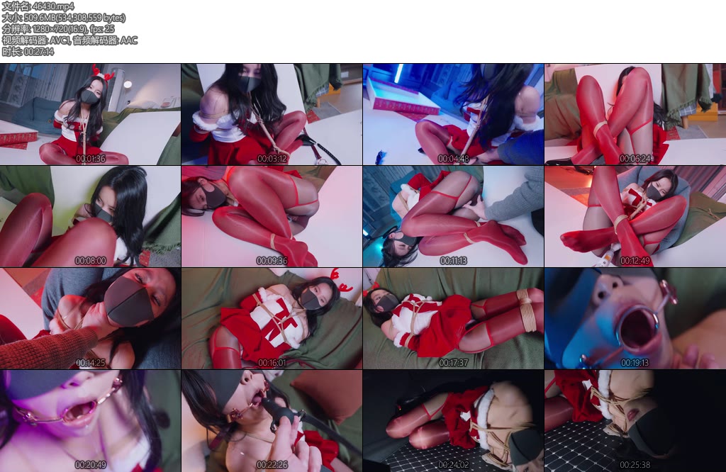 [悠米原创] 绑架圣诞愿望精灵2凭空出现在我家的礼物盒里竟然装着一位圣诞女仆竟然要求我玩弄她团缚羔潮刺激蛋蛋AV棒强制开口-丝依依