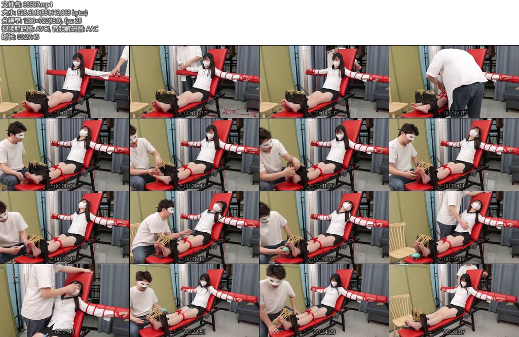 [心悦艺束] 筱筱老虎凳TK大白腿好晃眼-丝依依