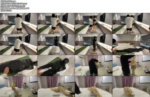 [杰仔原创] 异梦胶带包裹抹茶丝袜包裹-丝依依