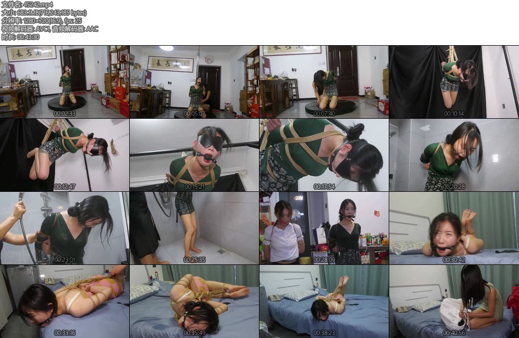 [胜景影视] 绑票下集领导来女王家接女孩她在女王家里看到女王残酷折磨女孩领导把女王打倒擒获女王领导用同样的花样折磨女王-丝依依