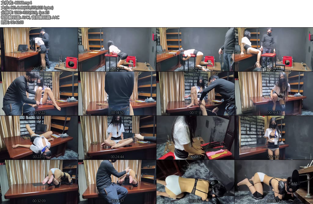 [意之窗] 汤圆犯错的女秘书被老板在办公桌上疯狂折磨调叫-丝依依