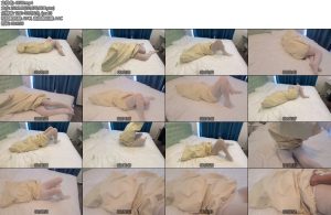 [可视原创] 麻袋白丝挣扎-丝依依