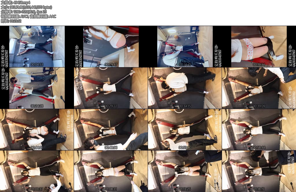 [咕咕精] 极虐5高颜值双马尾萝莉刑架SP正反面大腿屁股轮流打打到脱力哭泣二合一1小时23分钟加长版竖屏-丝依依