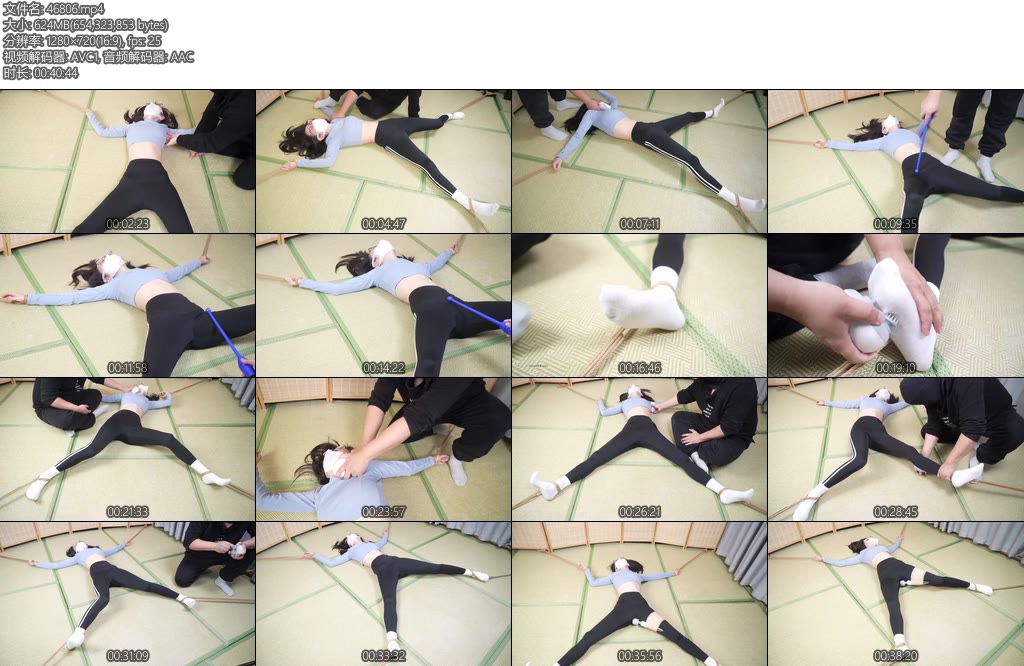 [象人原创] 嗷嗷大字型地缚全身都挠的tk特辑-丝依依