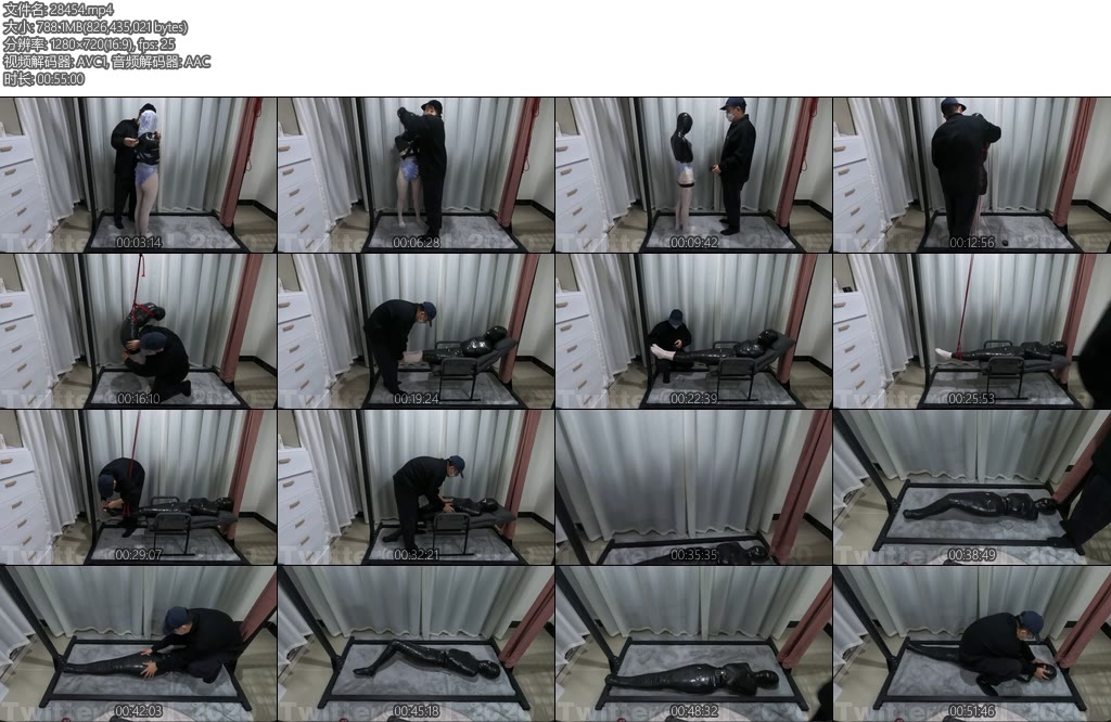 [HUI原创] 潼潼主动要求全包电击，结果被电了半小时就坚持不住-丝依依