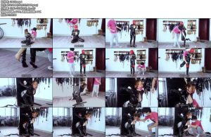 [樱束原创] 搜查官头部全封踮脚吊缚，型架固定调教（合并版）-丝依依