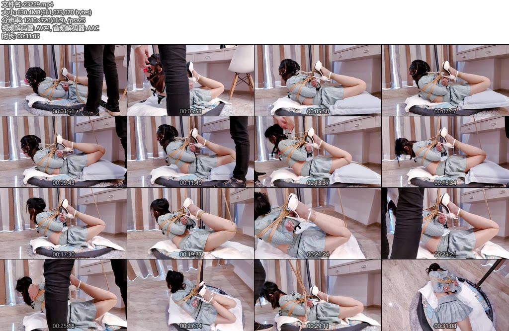 [嗷大喵] 极限紧缚系列（第三集）-丝依依