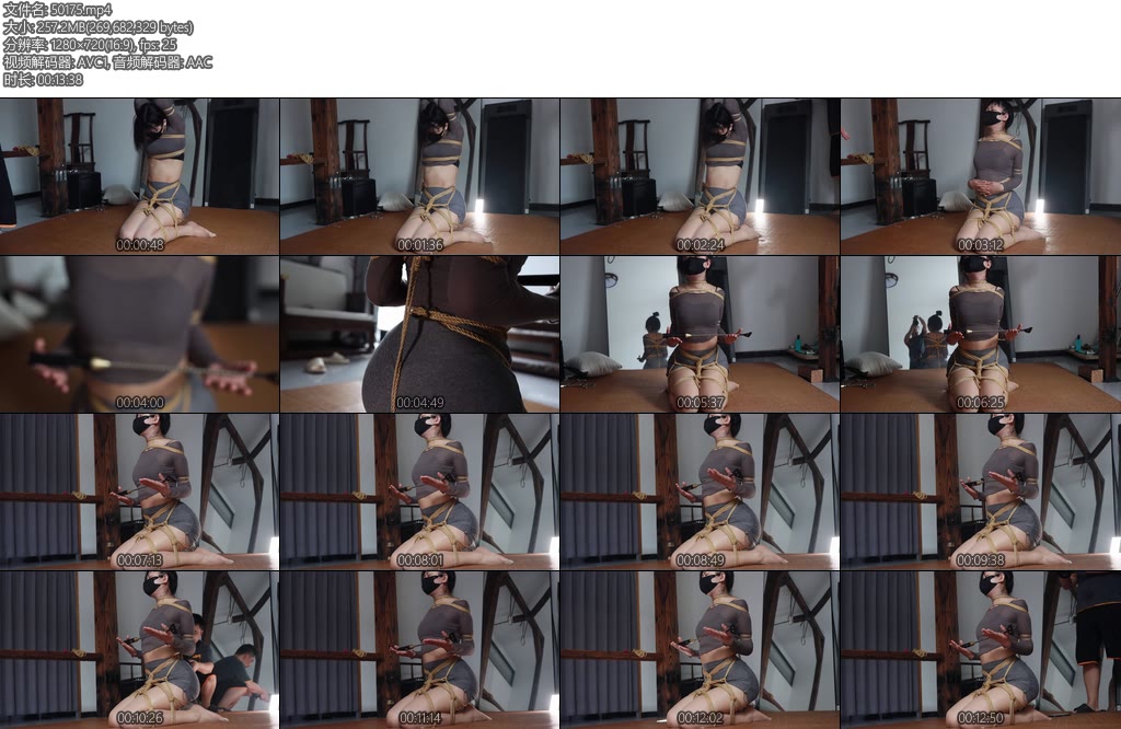 [路由原创] 罚跪缚模特身材好当绳模还要姿态好还要听话能吃苦今天训练萍萍罚跪的耐受度股绳拉起翘臀是不错的选择-丝依依