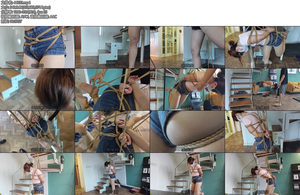 [菠萝原创] 菠萝摄影 调教财务刘姐的真实故事第二十二集初尝试吊绑忍耐巨疼玩脚捏胸吊起来超怕痒-丝依依