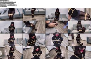 [禾一原创] 驯服像猫咪一样乖的鲸鲸日式紧缚蟹缚m开腿口球放置挣扎口水超多新模鲸鲸-丝依依