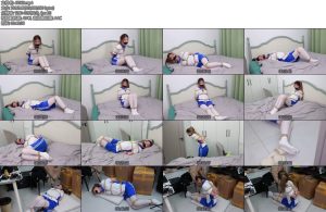 [中二原创] 中二病 被劫持的校花剧情向束缚胶带封嘴挣扎求生-丝依依