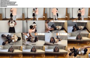 [WN原创] 大胸jk妹子小雯极限蟹缚驷马-丝依依