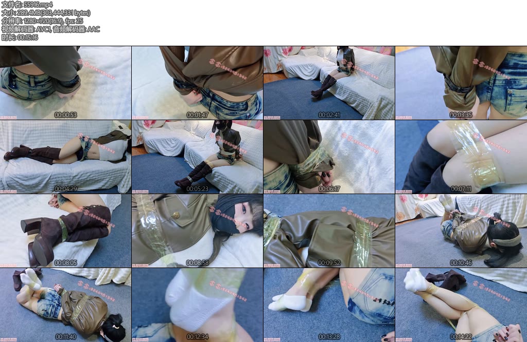 [司念念] 一期胶带特辑静电胶带透明胶带高跟长筒靴船袜-丝依依