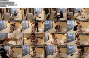 [随心原创] 诺米换装旗袍吊绑开口器封口球各种口塞堵嘴-丝依依