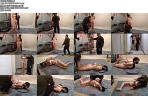 [随心原创] 杨蕊白内衣丁字裤被绑架的肉粽-丝依依