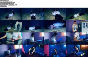 [胜景影视] 双花卧底第一集美女秘书被全天候捆绑锁着工作-丝依依