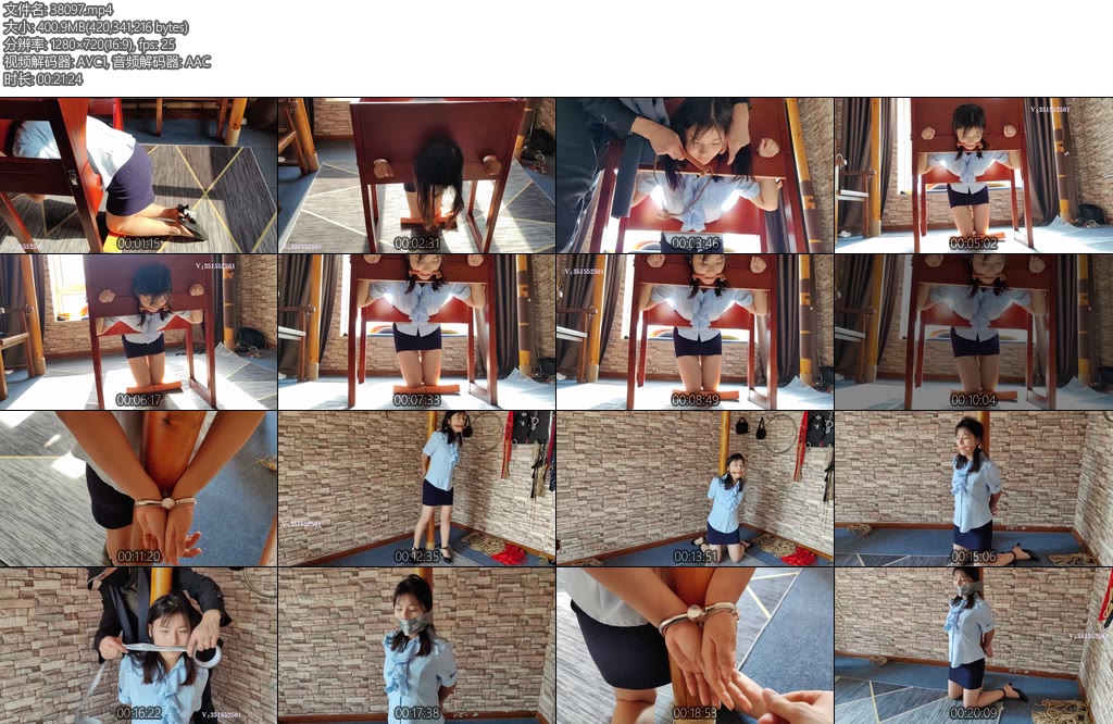 [一绳所爱] 刘若汐拘束放置体验-丝依依