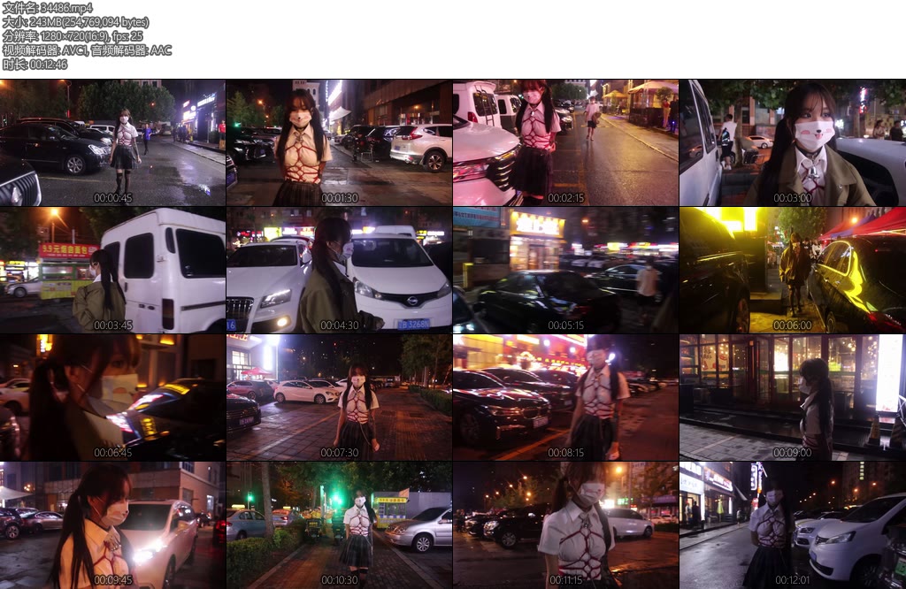 [亚洲绳艺] 神作全吧最强繁华路段龟甲游街惊呆路人-丝依依