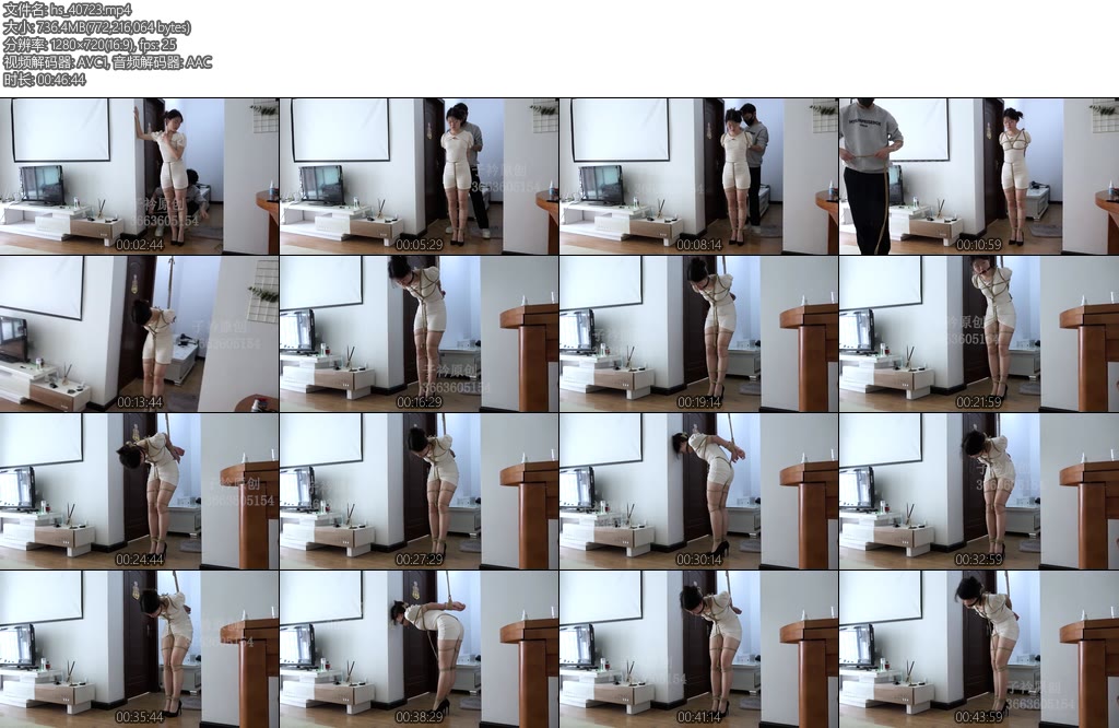 [子衿原创] 小婉直臂后手吊一个人放置-丝依依