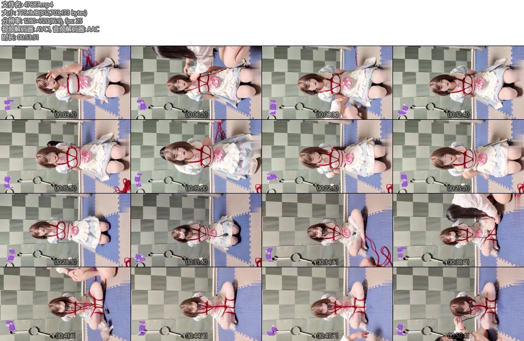 [亚洲绳艺] 伪娘小姐姐直播受虐记22-丝依依