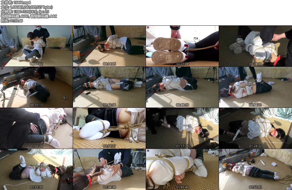 [绳之韵] 敬业的女销售小凡驷马紧缚，股绳深陷、沉默羔羊的110分钟炼狱-丝依依