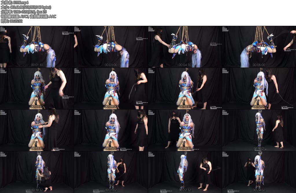 [莉雅原创] 镜流吊缚鞭挞cosplaySP吊缚棒子木马沙袋强膏肉丝崩坏星穹铁道-丝依依