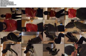 [亚洲绳艺] 热爱健身的人妻少妇被拘束强制训练蹲起和仰卧起坐最后又被戴上头套锁上项圈在床上寻找钥匙-丝依依