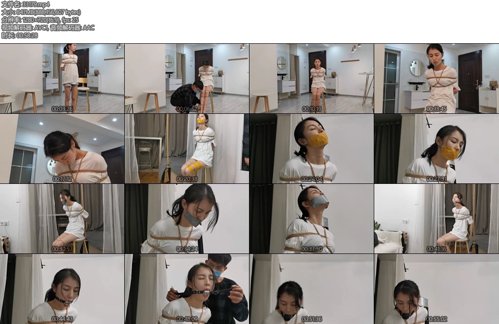 [奥特曼] 莞尔捆绑放置多种方式堵嘴-丝依依