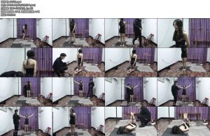 [子衿原创] 妍如镣铐网调实录镣铐吊绑脚尖踮起扎带驷马打脚心-丝依依