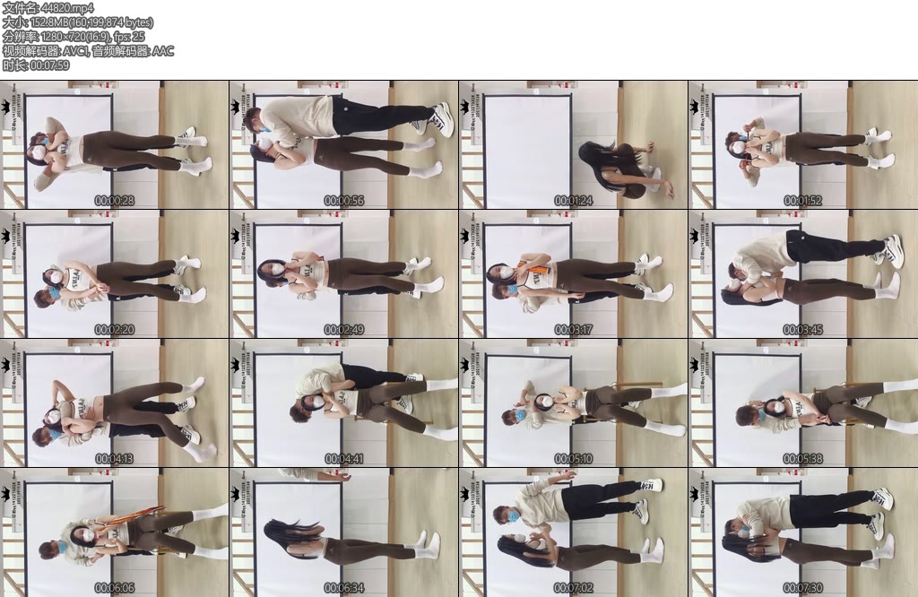 [亚洲绳艺] 勒白袜瑜伽裤小姐姐-丝依依