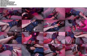 [丝米原创] 女王改造计划（3）性感女检察官独自执行任务没想到被罪犯偷袭捂晕绑起来蹂躏油亮黑丝大长腿-丝依依