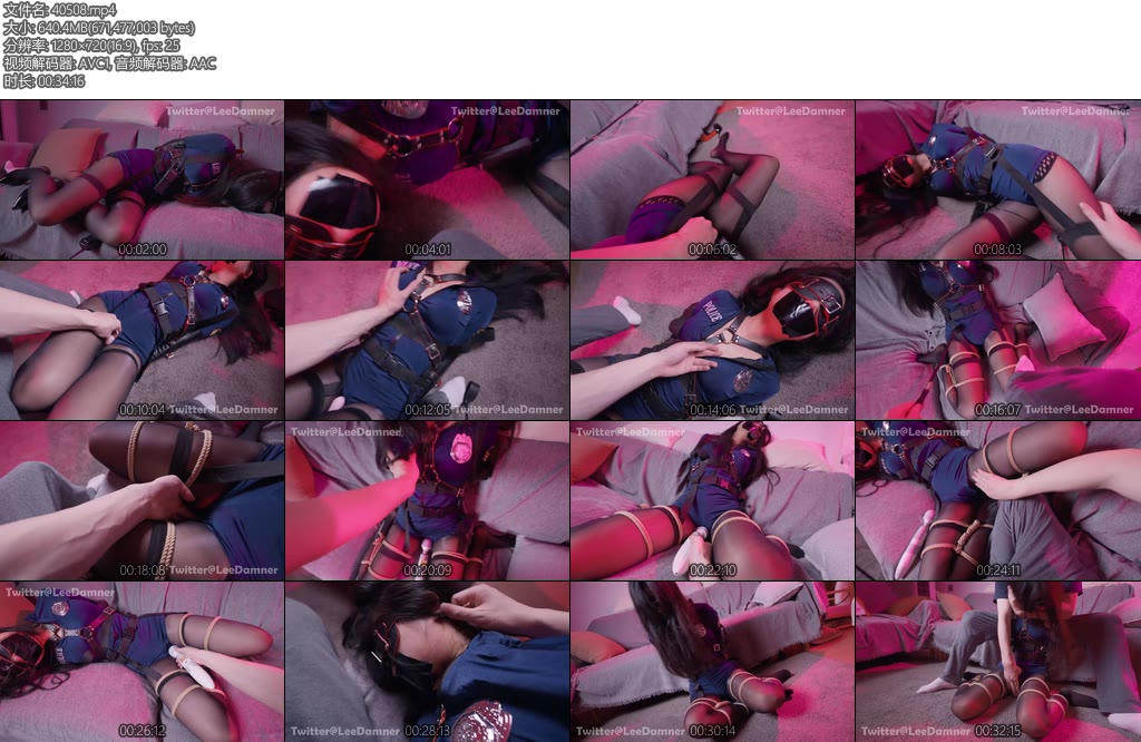 [丝米原创] 女王改造计划（3）性感女检察官独自执行任务没想到被罪犯偷袭捂晕绑起来蹂躏油亮黑丝大长腿-丝依依