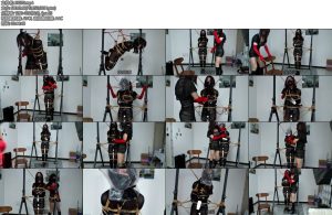 [CD伪娘] 美少女妙月全身油亮黑丝紧缚驷马悬吊马具口塞与胶带轮番严密堵嘴拼命挣扎却逃不开点击仙女棒强制开启痛哭失声完全沦为安安的油亮玩偶太可怜了-丝依依