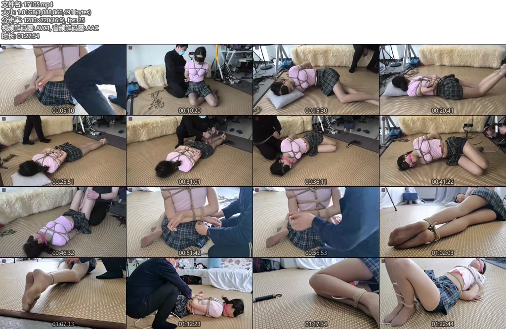 [绳之韵] 轻熟丽人阿娇JK肉丝出镜（上集）驷马、胸缚、口球、股绳、鞭打TJ-丝依依