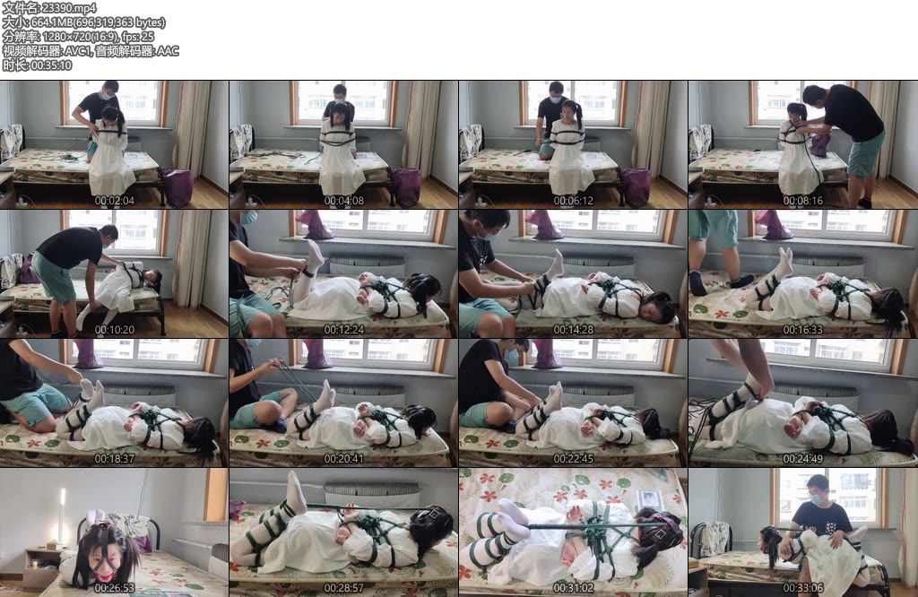 [WN原创] 中韩混血明贞初次捆绑实录！白丝日式驷马马具口球堵嘴-丝依依