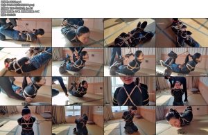 [一绳所爱] 洛洛牛仔裤被老师傅驷马紧紧捆绑-丝依依