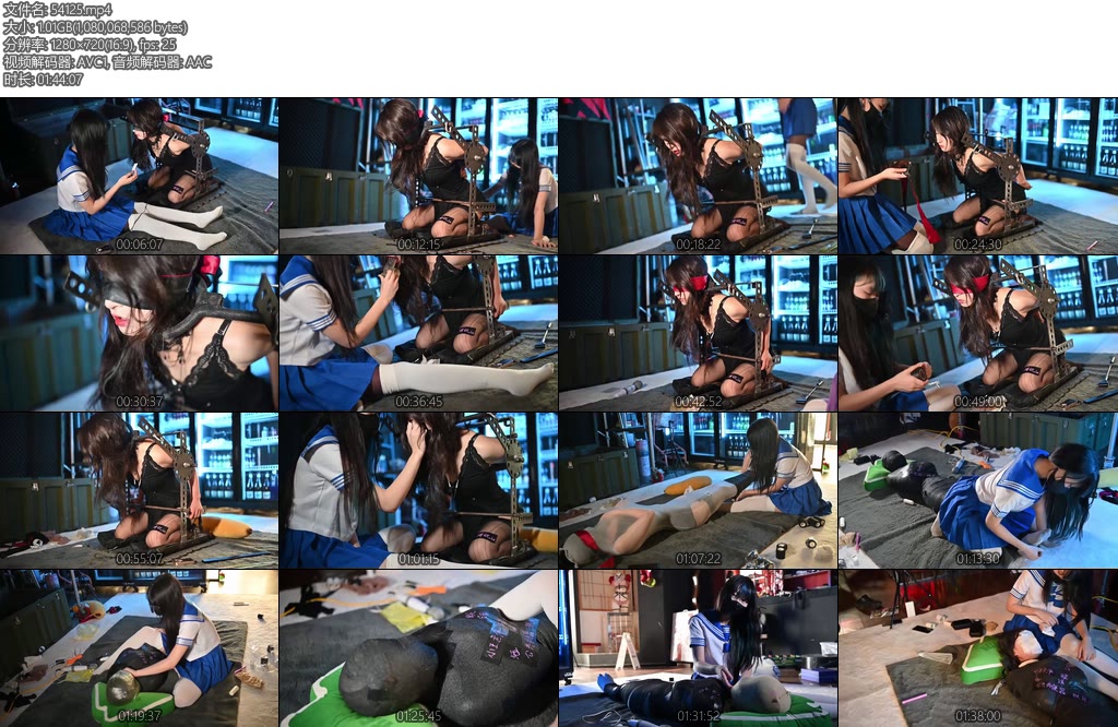 [绳欲club] 小王老师居家睡袍最后一部暴虐金属拘束架郊狼TK挣脱无用深hou丝袜绷带木乃伊多层套头全包纸巾喷水ZX-丝依依