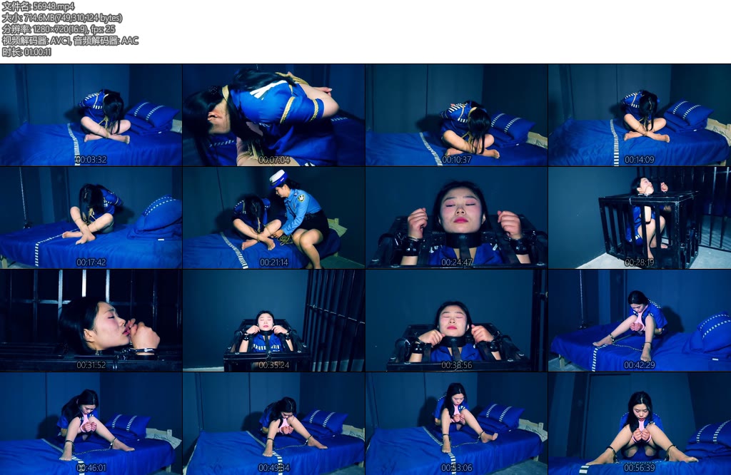 [胜景影视] 中世纪之囚犯体验猎奇女孩安娜来监狱主题基地体验女囚生活-丝依依