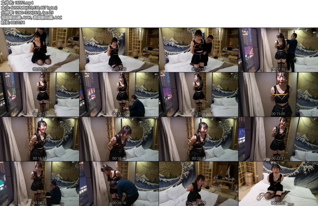 [随心原创] 丰满的杨阳 绑在窗台边看风景-丝依依