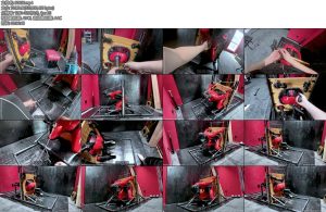 [鹿角与猫爪] 大型拘束刑具一体式脚手木枷铁链拉拽马具充气口塞极限姿势充气口刚塞前后夹击全程撅着屁股震动强高防毒面具迷你呼吸袋极限呼控-丝依依