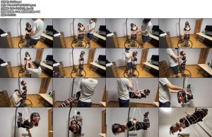 [WN原创] 爱的小拳拳无敌紧蛇缚吊缚妹子拳击腹部TK蹂躏满脸通红的她-丝依依